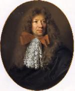 Nicolas de Largilliere Portrait of the painter Adam Frans van der Meulen. Sweden oil painting artist